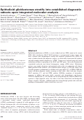 Cover page: Epithelioid glioblastomas stratify into established diagnostic subsets upon integrated molecular analysis