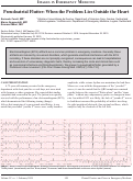 Cover page: Pseudoatrial Flutter: When the Problem Lies Outside the Heart