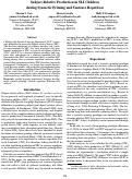 Cover page: Subject Relative Production in SLI Children during Syntactic Priming and Sentence Repetition