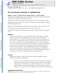 Cover page: The evolving role of genetics in ophthalmology.