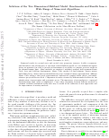 Cover page: Solutions of the Two-Dimensional Hubbard Model: Benchmarks and Results from a Wide Range of Numerical Algorithms