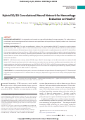 Cover page: Hybrid 3D/2D Convolutional Neural Network for Hemorrhage Evaluation on Head CT.