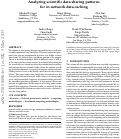 Cover page: Analyzing Scientific Data Sharing Patterns for In-network Data Caching