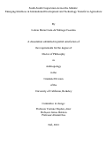 Cover page: South-South Cooperation Across the Atlantic: Emerging Interfaces in International Development and Technology Transfer in Agriculture