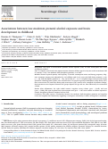 Cover page: Associations between low-moderate prenatal alcohol exposure and brain development in childhood.