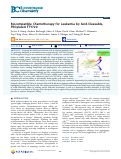 Cover page: Biocompatible Chemotherapy for Leukemia by Acid-Cleavable, PEGylated FTY720.