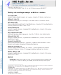 Cover page: Testing antismoking messages for Air Force trainees