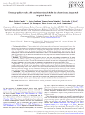 Cover page: Demographic trade-offs and functional shifts in a hurricane-impacted tropical forest.