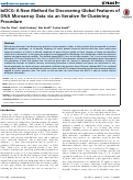Cover page: biDCG: a new method for discovering global features of DNA microarray data via an iterative re-clustering procedure.