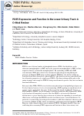 Cover page: Phosphodiesterase-5 Expression and Function in the Lower Urinary Tract: A Critical Review