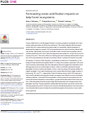 Cover page: Forecasting ocean acidification impacts on kelp forest ecosystems