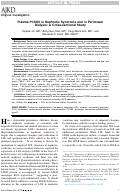 Cover page: Plasma PCSK9 in Nephrotic Syndrome and in Peritoneal Dialysis: A Cross-sectional Study