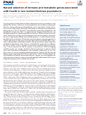 Cover page: Natural selection of immune and metabolic genes associated with health in two lowland Bolivian populations