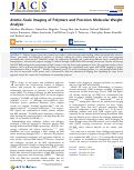 Cover page of Atomic-Scale Imaging of Polymers and Precision Molecular Weight Analysis.