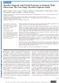 Cover page: Macular Pigment and Visual Function in Patients With Glaucoma: The San Diego Macular Pigment Study