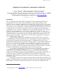 Cover page: Complexity of Groundwater Contaminants at DOE Sites