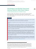 Cover page: Amyloidosis and 30-Day Outcomes Among Patients With Heart&nbsp;Failure A Nationwide Readmissions Database Study