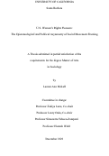 Cover page: U.S. Women’s Rights Pioneers: The Epistemological and Political Asymmetry of Social Movement Framing