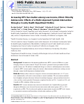 Cover page: Increasing HPV Vaccination among Low-income, Ethnic Minority Adolescents: Effects of a Multicomponent System Intervention through a County Health Department Hotline