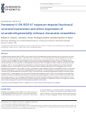 Cover page: Persistent 6-OH-BDE-47 exposure impairs functional neuronal maturation and alters expression of neurodevelopmentally-relevant chromatin remodelers