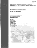 Cover page: The Electron-Cloud Instability in PEP-II: An Update