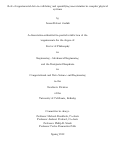 Cover page: Role of experimental data in validating and quantifying uncertainties in complex physical systems