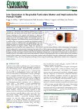 Cover page: Iron Speciation in Respirable Particulate Matter and Implications for Human Health