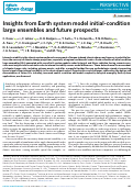 Cover page: Publisher Correction: Insights from Earth system model initial-condition large ensembles and future prospects