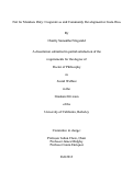 Cover page: Not for Members Only: Cooperatives and Community Development in Costa Rica