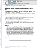 Cover page: Behavioral variant frontotemporal dementia in a 23-year-old man