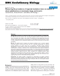 Cover page: Measuring the prevalence of regional mutation rates: an analysis of silent substitutions in mammals, fungi, and insects