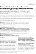 Cover page: Cetuximab and bevacizumab: preclinical data and phase II trial in recurrent or metastatic squamous cell carcinoma of the head and neck