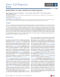 Cover page: Quality Metrics for Stem Cell-Derived Cardiac Myocytes