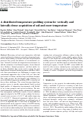 Cover page: A distributed temperature profiling system for vertically and laterally dense acquisition of soil and snow temperature