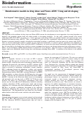 Cover page: Bioinformatics models in drug abuse and Neuro-AIDS: Using and developing databases