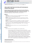 Cover page: Self-recalled Youth Physical Activity and Postmenopausal Cardiovascular Disease