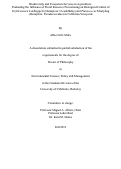 Cover page: Biodiversity and Ecosystem Services in Agriculture: Evaluating the Influence of Floral Resource Provisioning on Biological Control of Erythroneura Leafhoppers (Hemiptera: Cicadellidae) and Planococcus Mealy Bugs (Hemiptera: Pseudococcidae) in California Vineyards