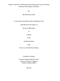 Cover page: Cognitive Structures Underlying Gendered Language Usage in Germany: Narration and Linguistic Fieldwork