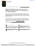 Cover page: Bifiguratus adelaidae, gen. et sp. nov., a new member of Mucoromycotina in endophytic and soil-dwelling habitats