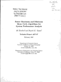 Cover page: Faster maximum and minimum mean cycle algorithms for system performance analysis