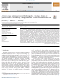 Cover page: A three-stage optimization methodology for envelope design of passive house considering energy demand, thermal comfort and cost