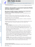 Cover page: Traditions and innovations in assessment of glomerular filtration rate using creatinine to cystatin C