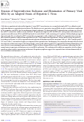 Cover page: Evasion of Superinfection Exclusion and Elimination of Primary Viral RNA by an Adapted Strain of Hepatitis C Virus