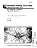 Cover page: Long Wavelength and End-effect Undulator Radiation (Transition Undulator Radiation)