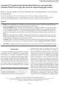 Cover page: Assessment of CT numbers in limited and medium field-of-view scans taken using Accuitomo 170 and Veraviewepocs 3De cone-beam computed tomography scanners