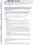 Cover page: Patients who report cording after breast cancer surgery are at higher risk of lymphedema: Results from a large prospective screening cohort