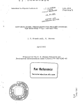 Cover page: DIFFUSION MODEL PREDICTIONS FOR HEAVIER SYSTEMS: THE REACTION yfAu-+-620 MeV Kr