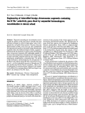 Cover page: Engineering of interstitial foreign chromosome segments containing the K(+)/Na (+) selectivity gene Kna1 by sequential homoeologous recombination in durum wheat.