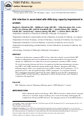 Cover page: HIV Infection Is Associated With Diffusing Capacity Impairment in Women