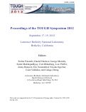 Cover page: Proceedings of the TOUGH Symposium 2012